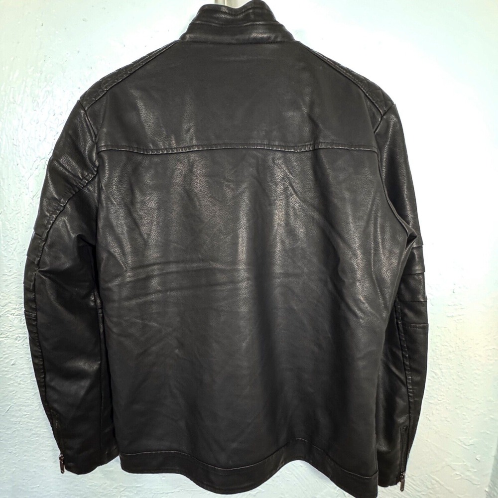 American Breed Men's black Faux Jacket - Picture 2 of 5